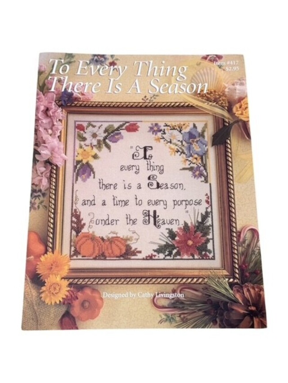Just CrossStitch Pattern Book: To Every Thing There Is A Season Cross Stitch